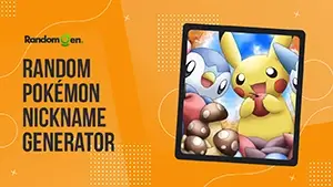 Random Pokemon Nickname Generator